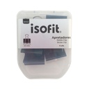 Caja Apretador Doble Clip Isofit 25MM 6 uni.