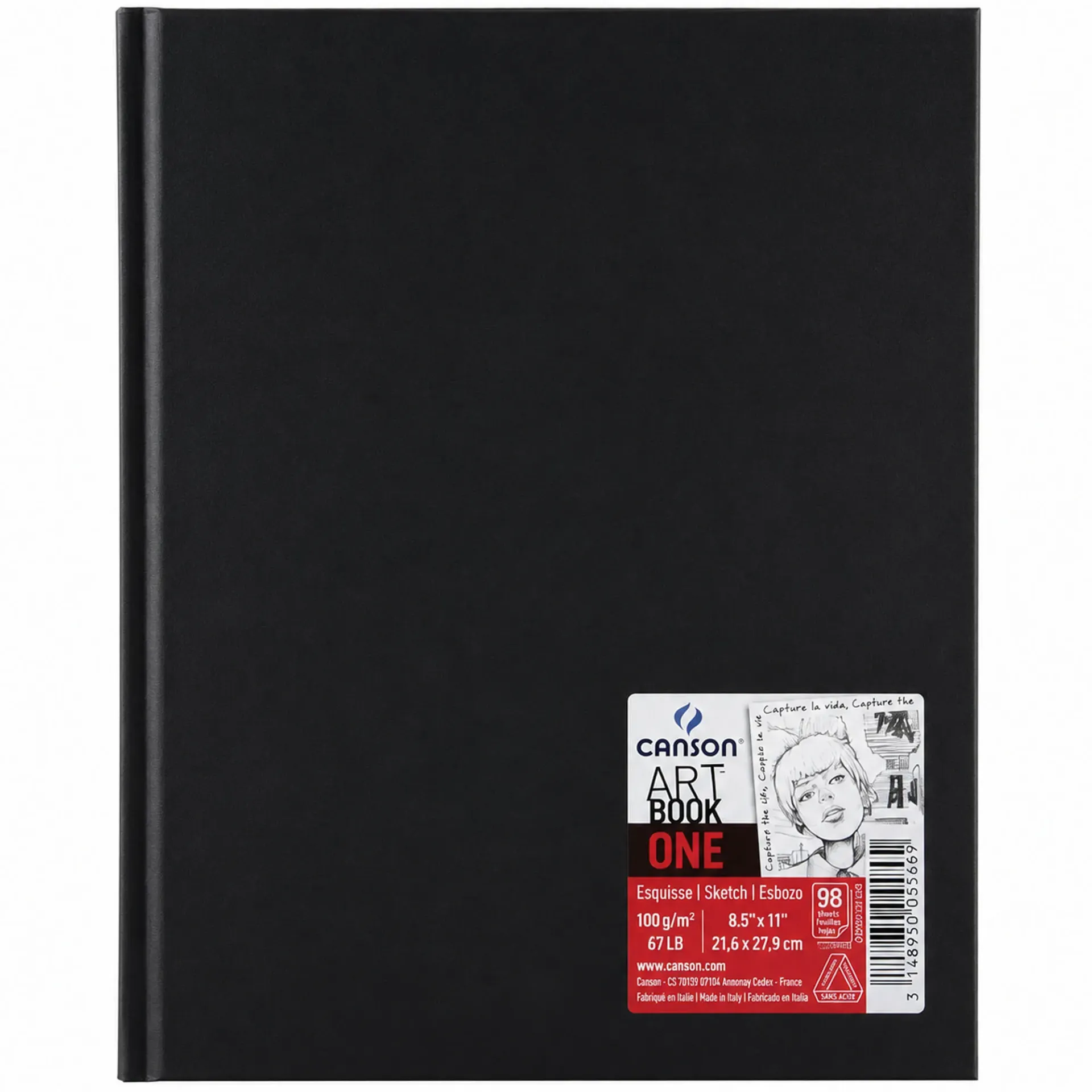 [5569] Libreta Canson Art Book One 100gr (27.9x21.6cm)