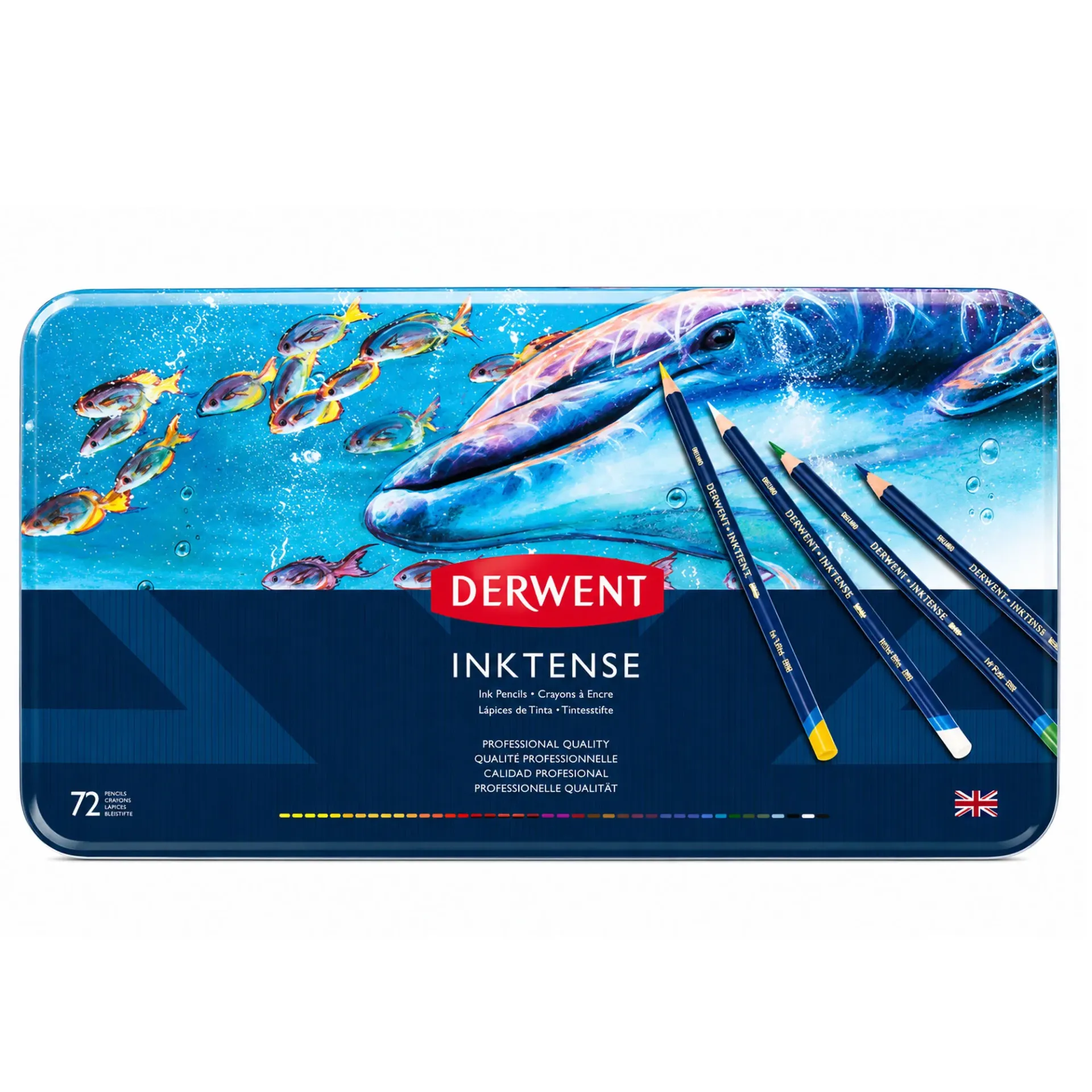 [2301843] Lápices Acuarelables Derwent Inktense (72 colores)
