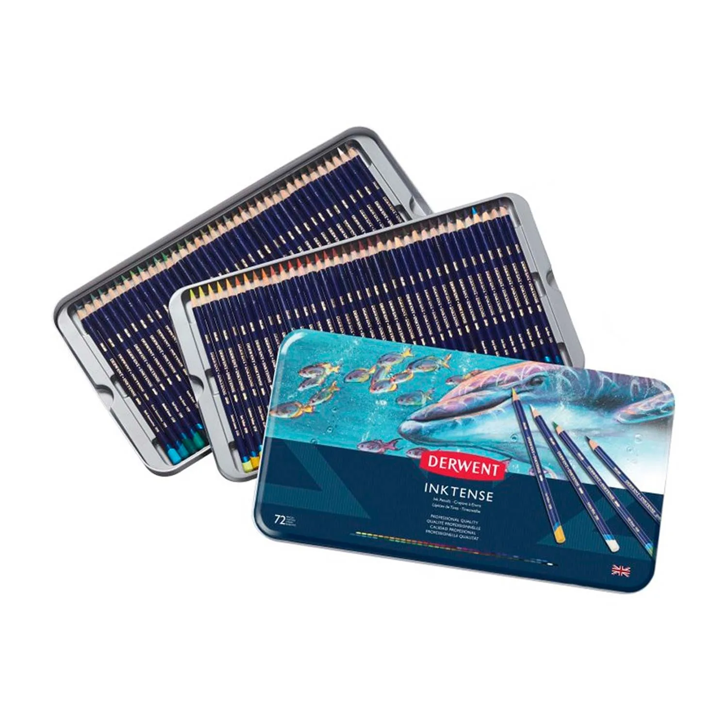 Lápices Acuarelables Derwent Inktense (72 colores)