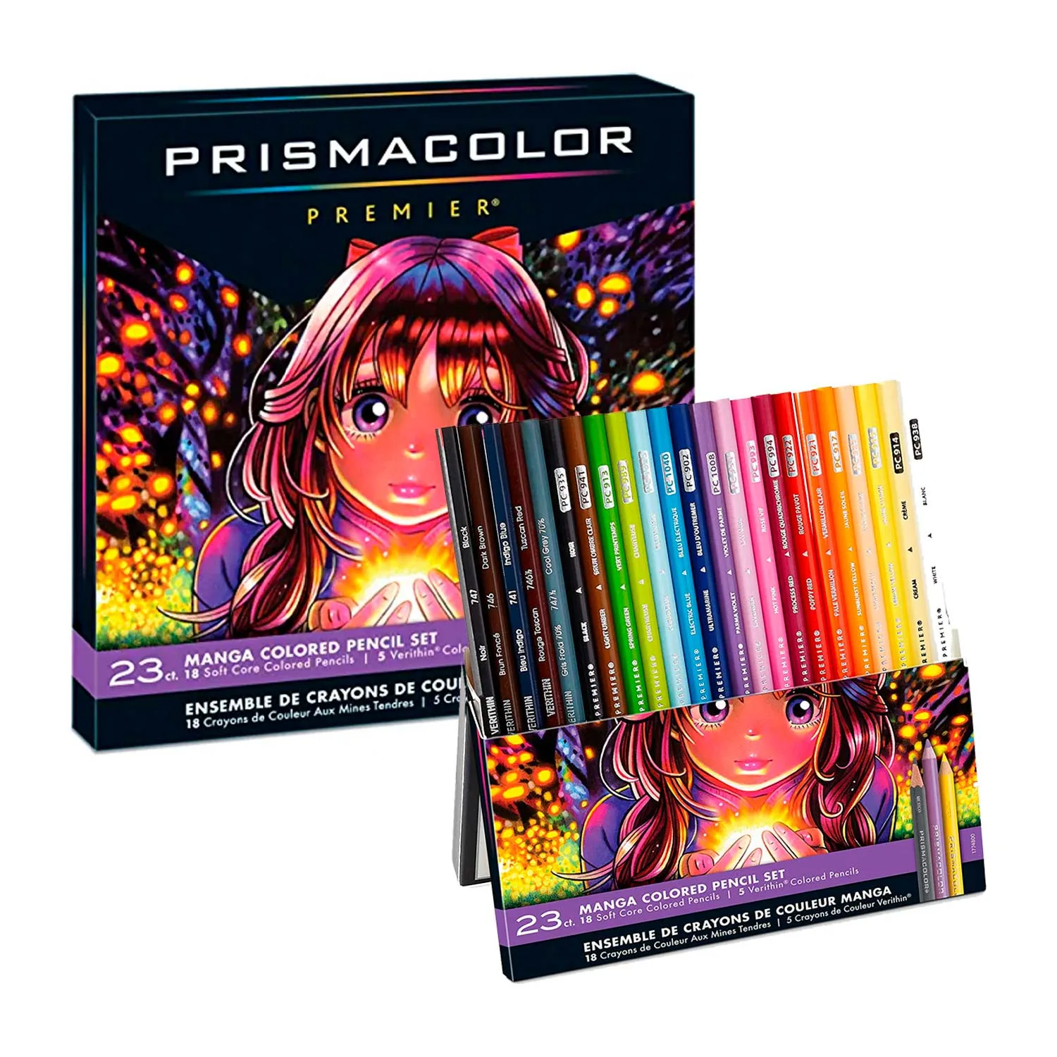 Lápices Prismacolor Premier 23 Colores Manga | Librería Arquipunto