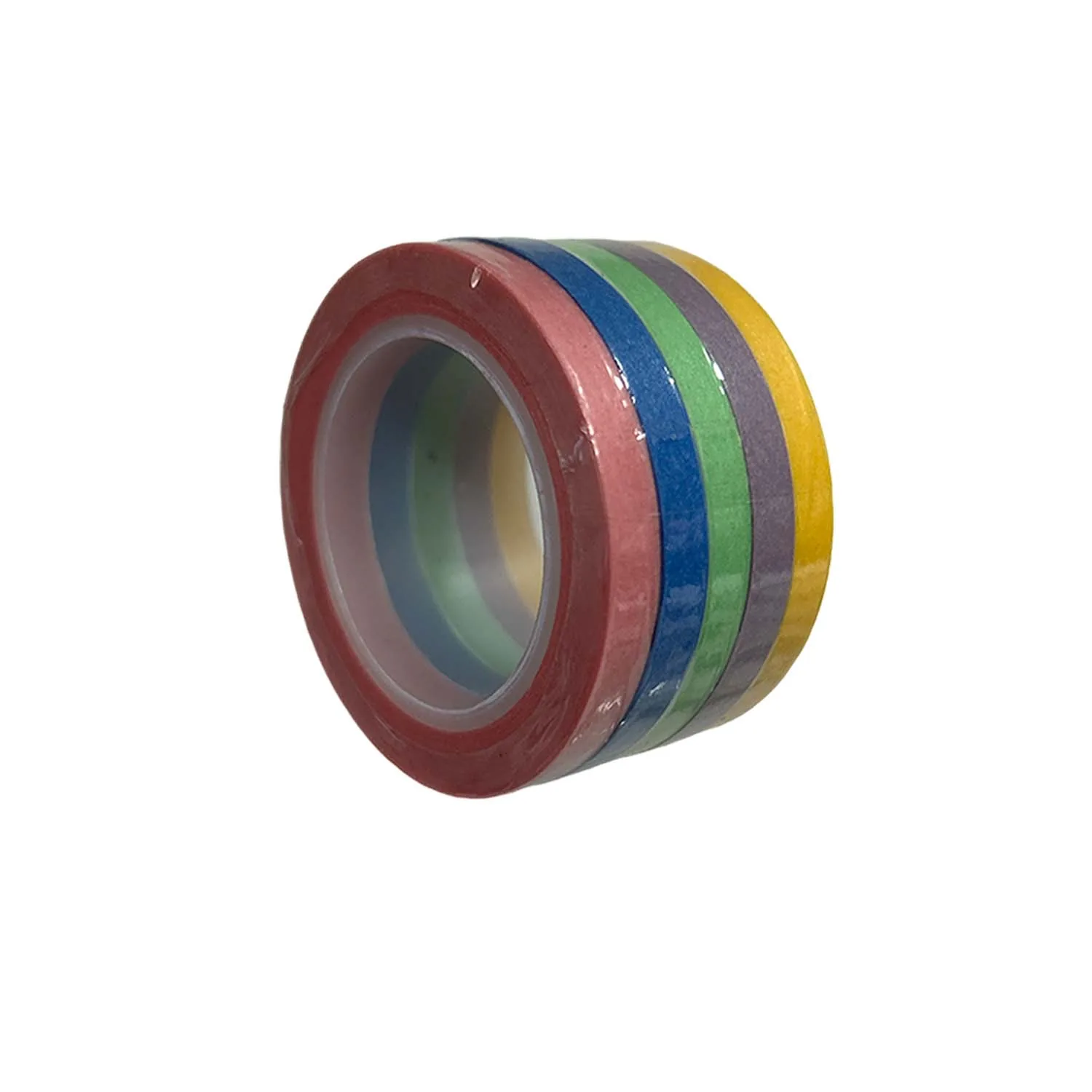 Masking Tape 5 Colores Fino 5mm x 10mts