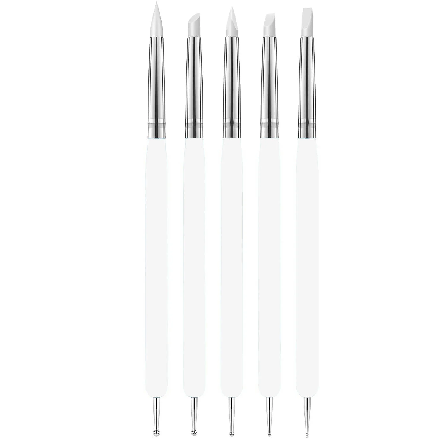 [PISR00519005] Pincel De Silicona y Repujador Renart Set 5 uds