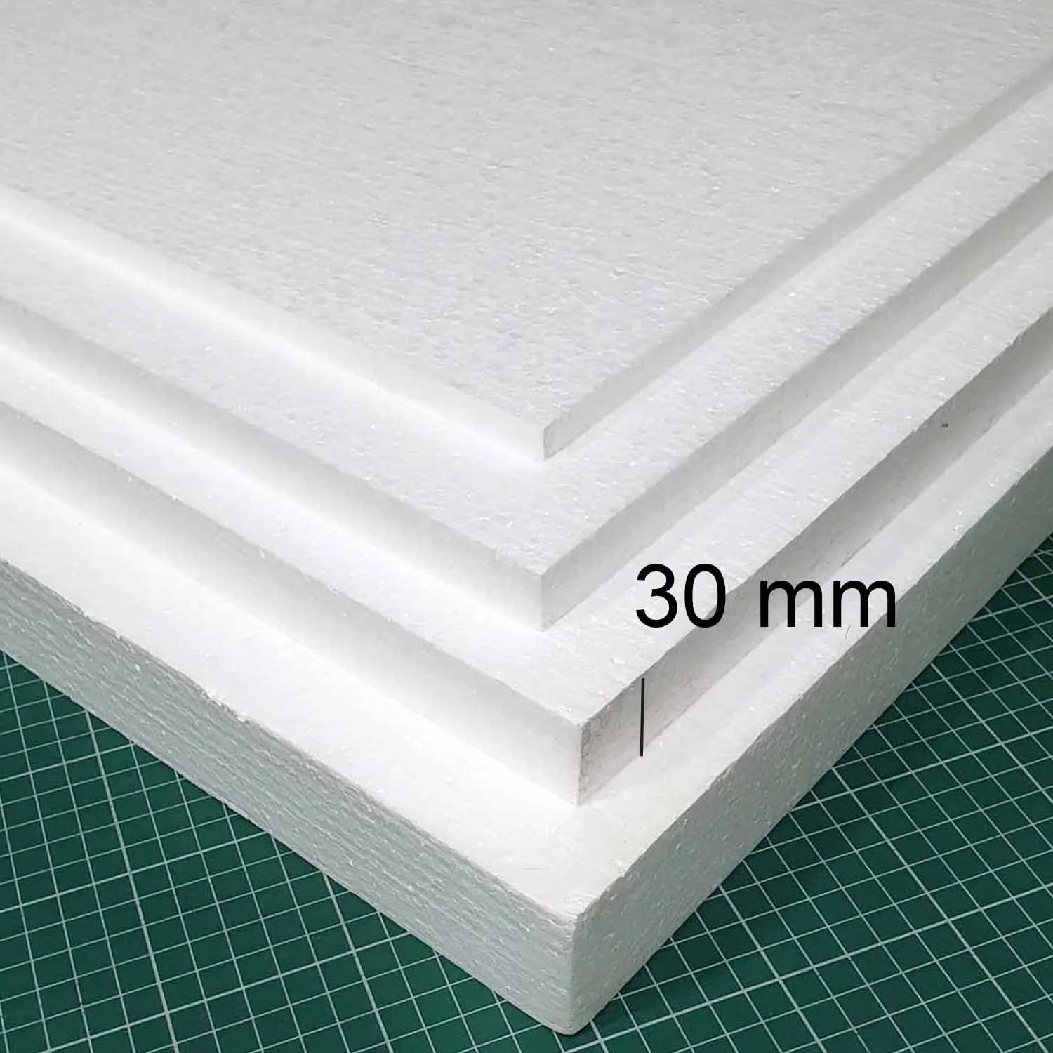 [PLPL10050030] Plancha de Plumavit 50x100cm Alta Densidad 25kg/m3 30mm