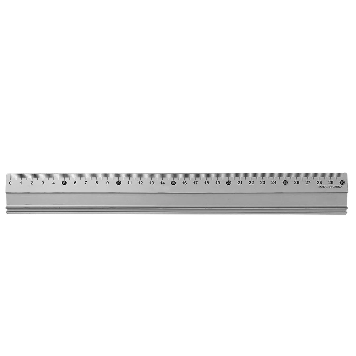 [REAL03004045PLA] Regla Aluminio Renart Perfil de Corte y Antideslizante 30cm