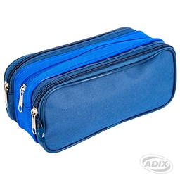 [A503162] Estuche Escolar Triple Cierre Adix Azul