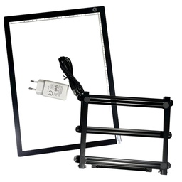 [KITR2F4010] Tablero de dibujo de luz A4 + Soporte para tablero o notebook