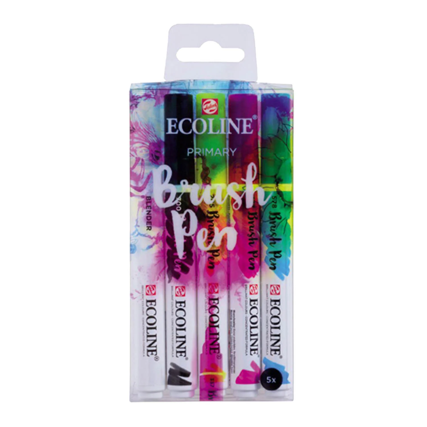 [11509002] Set Plumones Punta Pincel Ecoline (10 Colores)