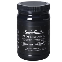 [4920] Tinta Para Serigrafía Poster Black Speedball 32oz 946.3ml