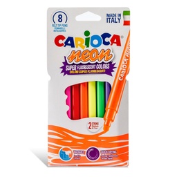 [42785] Plumones Carioca Neón (8 Colores)