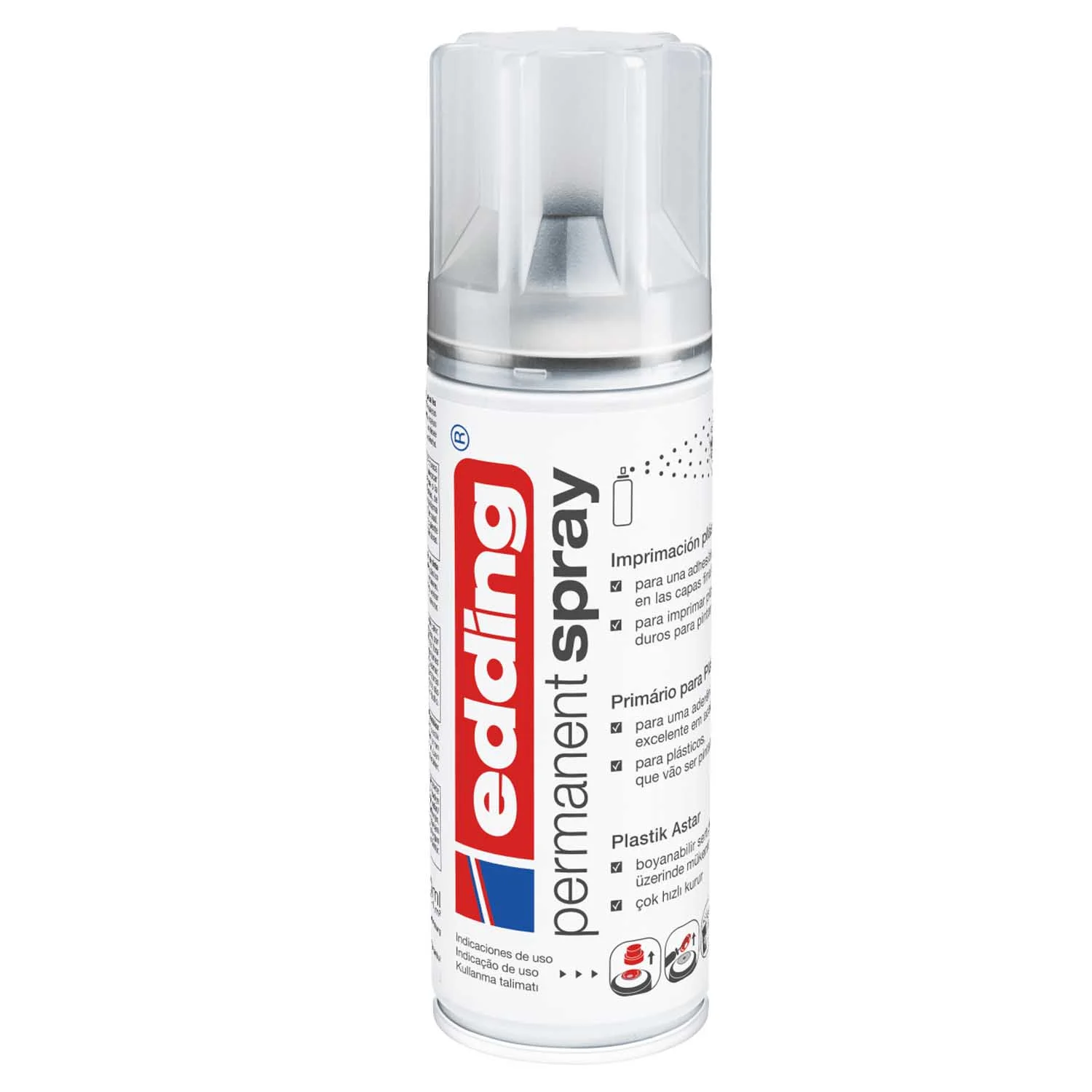 [4-ES5200998] Spray Permanente Edding Imprimante E-5200 para Plástico