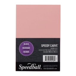 [4118] Goma para Grabado Speedball Speedy-Carve Rosada (15x30cm)