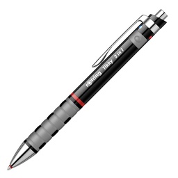 [1904359] Bolígrafo Rotring Tikky 3 en 1 Negro (0.7mm /azul y rojo)