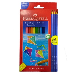 EcoLápices Acuarelables Faber-Castell 12 Colores
