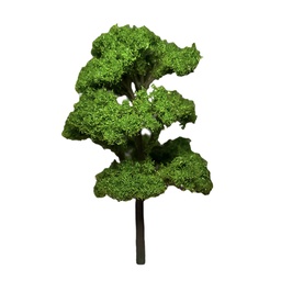 [ARES12070VMECEDPLA] Árbol Cedro 12 x 7 cm Follaje Plástico Verde Medio