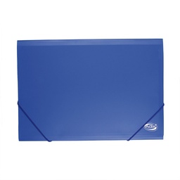 [A106001] Carpeta Plástica con Elástico Adix Azul Oficio