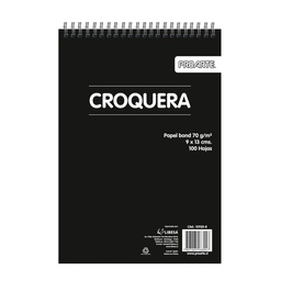 [12920-8] Croquera Proarte 09x13cm 100hjs