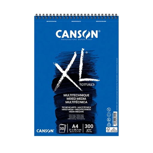 Croquera Canson XL Mix-Media 300gr 30 hjs A4 (21x29.7cm)