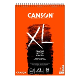 [787115] Croquera Canson XL Croquis 90gr 120 hjs A3 (29.7x42cm)