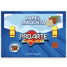 [36908-K] Papel Maqueta Proarte 9 Hojas (18 Diseños) 32 x 24cm