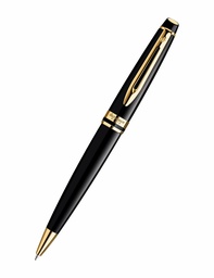 [S0951700] Bolígrafo  Expert ( M ) Negro Lacado con Dorado