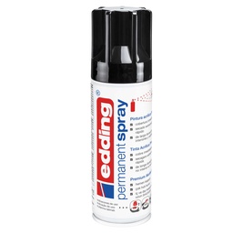 [4-ES5200951] Spray Acrílico Permanente Edding E-5200 Premium Negro Brillante