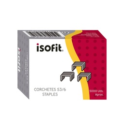 [28260-K] Corchetes Isofit 53/6 caja de 5000 uds