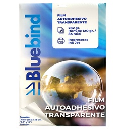 [ADH-SATO] Film Autoadhesivo Transparente 282 gr. Oficio (20 hojas)