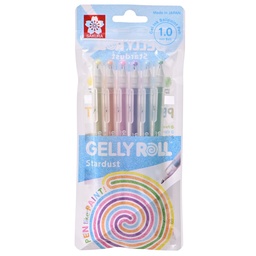 [XPGB10-ST6A] Set Lápiz Gel Gelly Roll Sakura 6 Colores Stardust