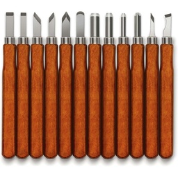 [GUTS01515012] Gubias para Tallado Renart Set 12 pcs. con Caja Plástica