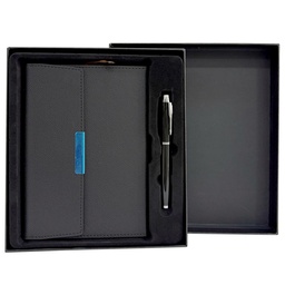 [SKCL02115095NEG] Sketchbook con Lineas Renart A5 + Lápiz Roller Set Regalo