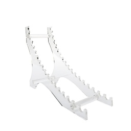 [EXAC01520060T18] Exhibidor Acrilico Renart 15x20x6.5 cm 18 Espacios Horizontal 1cm ø