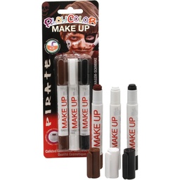 [D01042] Maquillaje Temático Pirata Playcolor 3 Colores