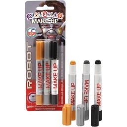 [D01043] Maquillaje Temático Robot Instant 3 Colores