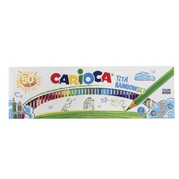 [42990] Lápices Carioca Tita Hexagonal Borrable (50 Colores)