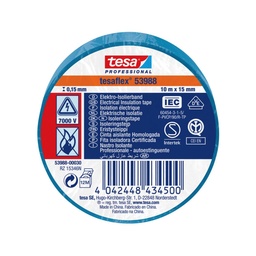 [53988-00030] Cinta Aislante Tesa Azul 15mm X 10 mts.