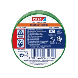 [53988-00105] Cinta Aislante Tesa Verde 15mm X 10 mts.