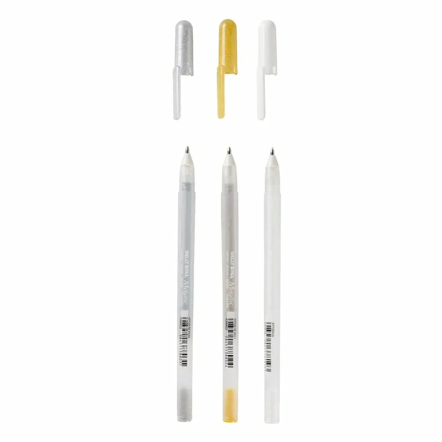 [XPGB-3CH2] Lápiz Gel Gelly Roll Sakura 3 Colores (Oro plata y blanco)