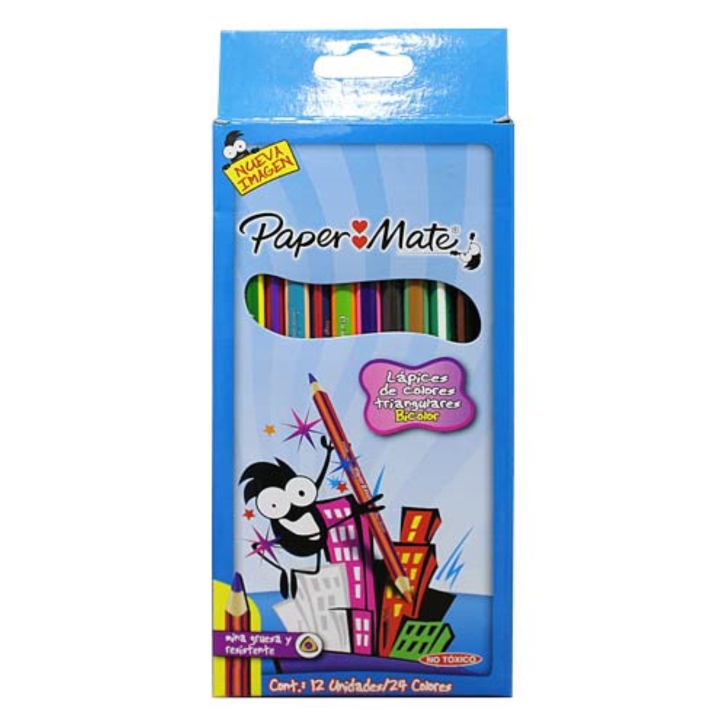 Plumones Paper Mate Doble Punta