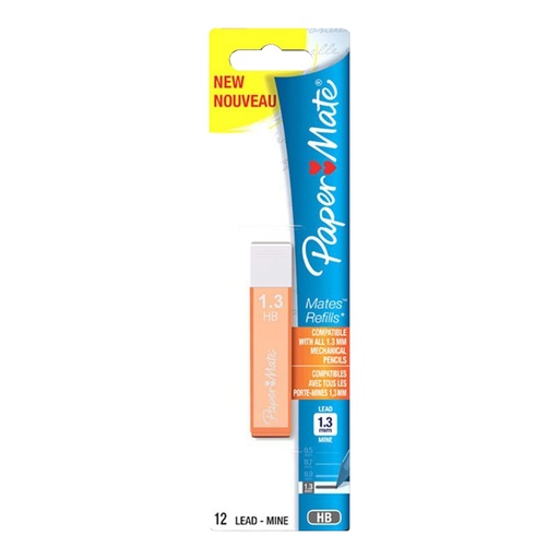 Minas Paper Mate 1.3mm #2 HB (12 Unidades)