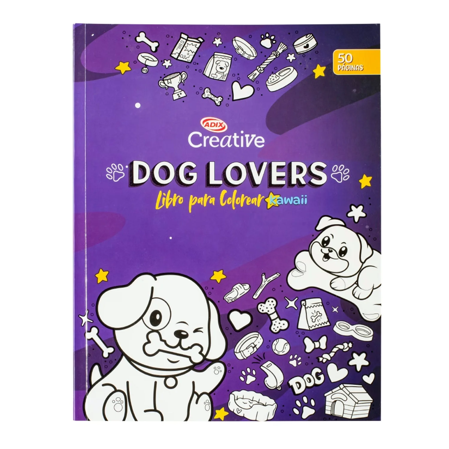 [C201048] Libro para Colorear Dog Lover Kawai Adix