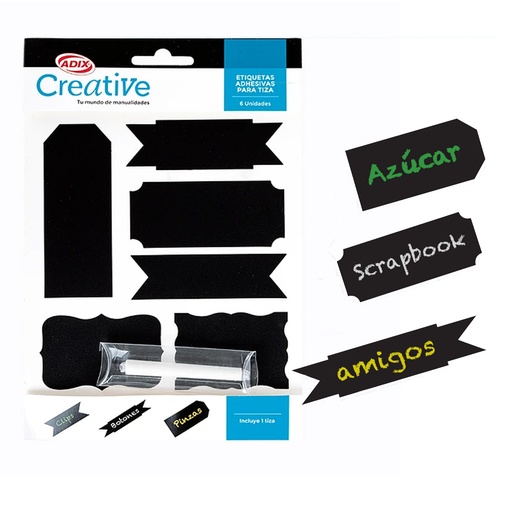 Etiqueta Adhesiva para Tiza Adix