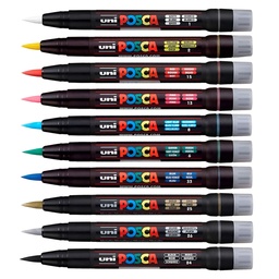 Marcador Pintura Acrílica Punta Pincel Uni Posca PCF-350
