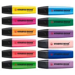Destacador Stabilo Boss Punta Biselada
