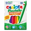 Plumones Plastello Carioca 12 Colores