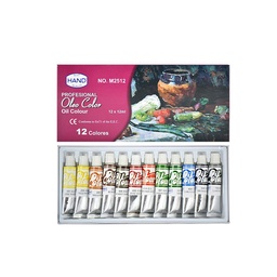 [#M2512] Pintura al Oleo en tubos  HAND Set de 12 (12ml)